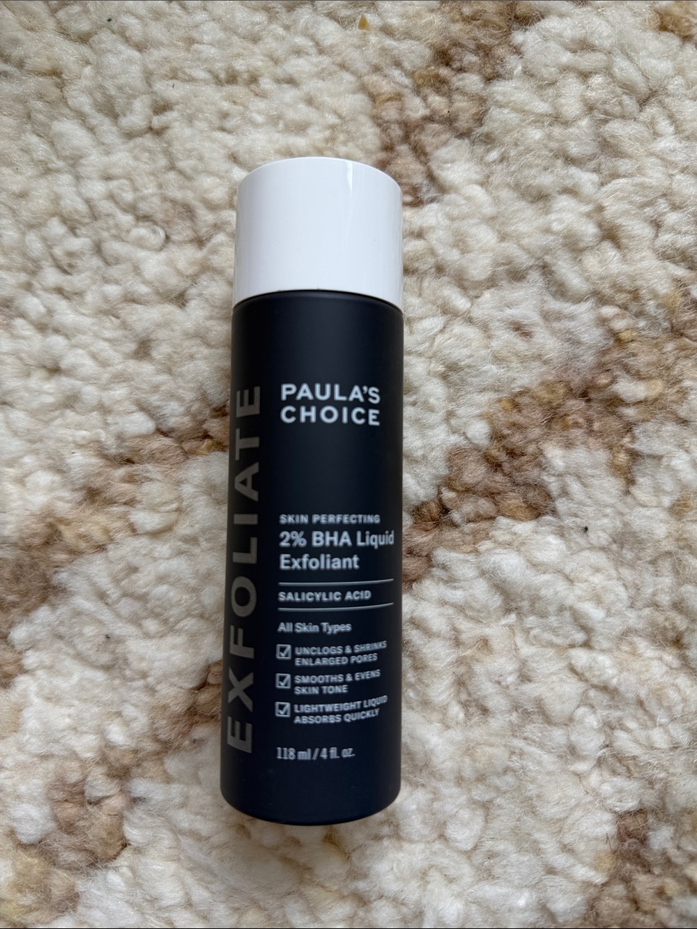 Paula's Choice Black Bottle with White Cap Exfoliant
